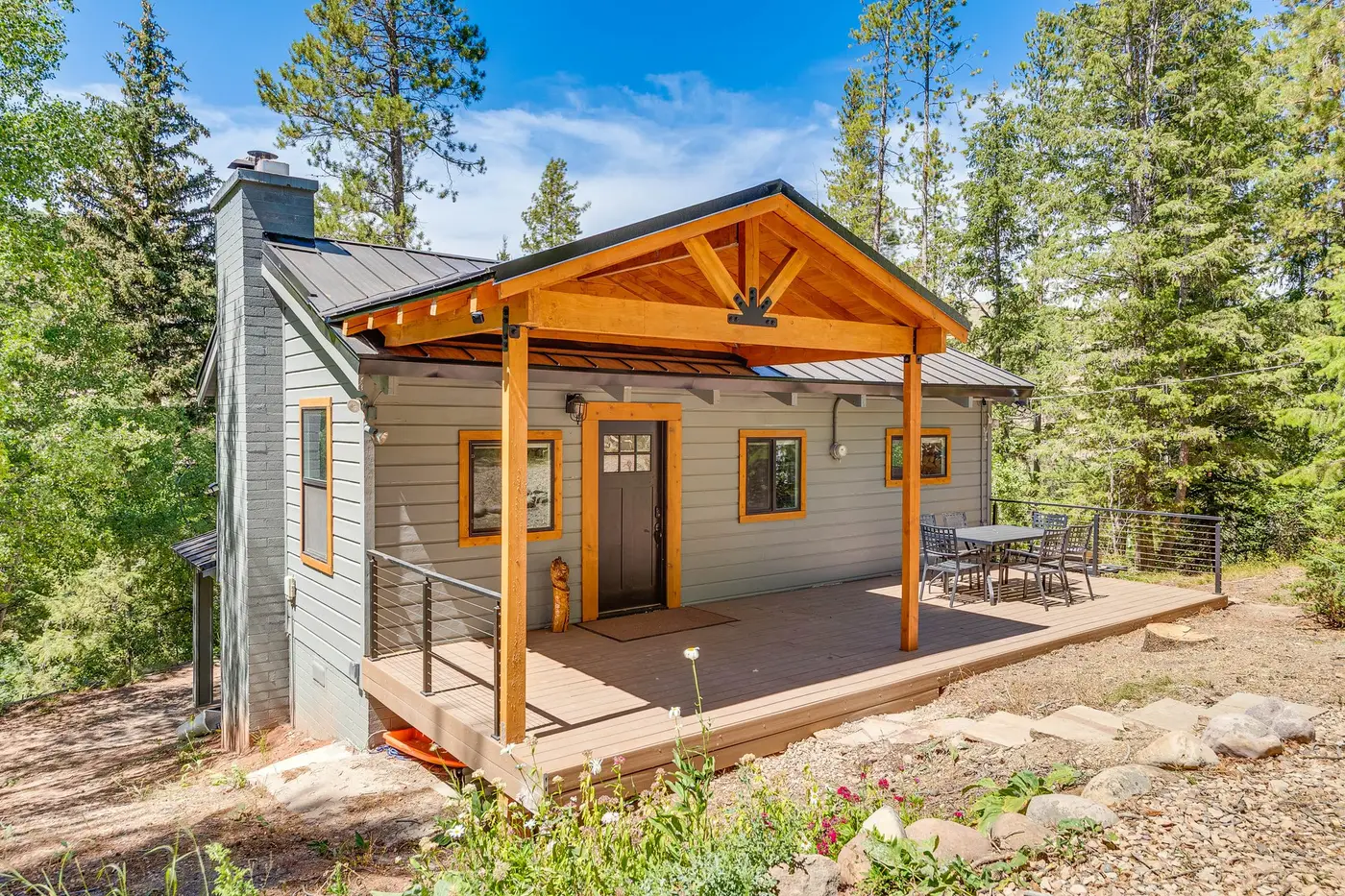 Oakley cabin after remodel