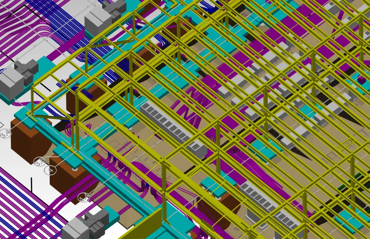 3D BIM coordination model from laser scan data